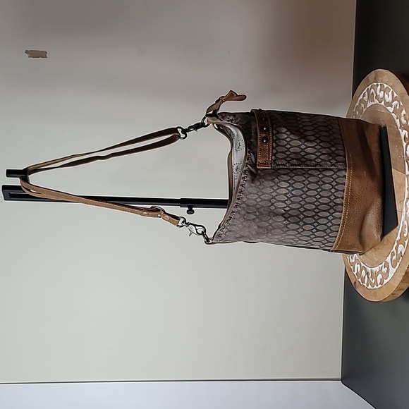Myra Crossbody Bag with Leather Trim - Picture 5 of 17